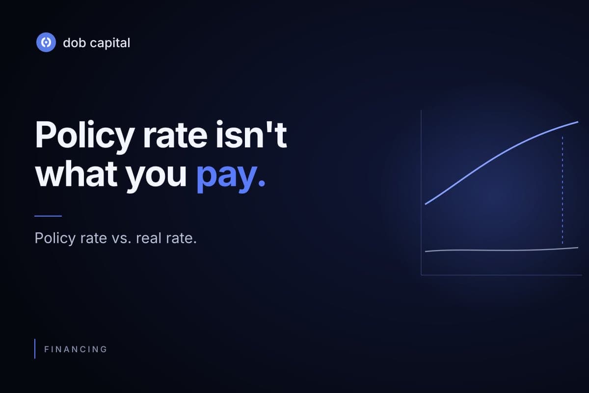 Policy Rate vs. Real Rate: Why the TPM Has Nothing to Do with What You Pay
